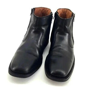Men's Black Leather Boots